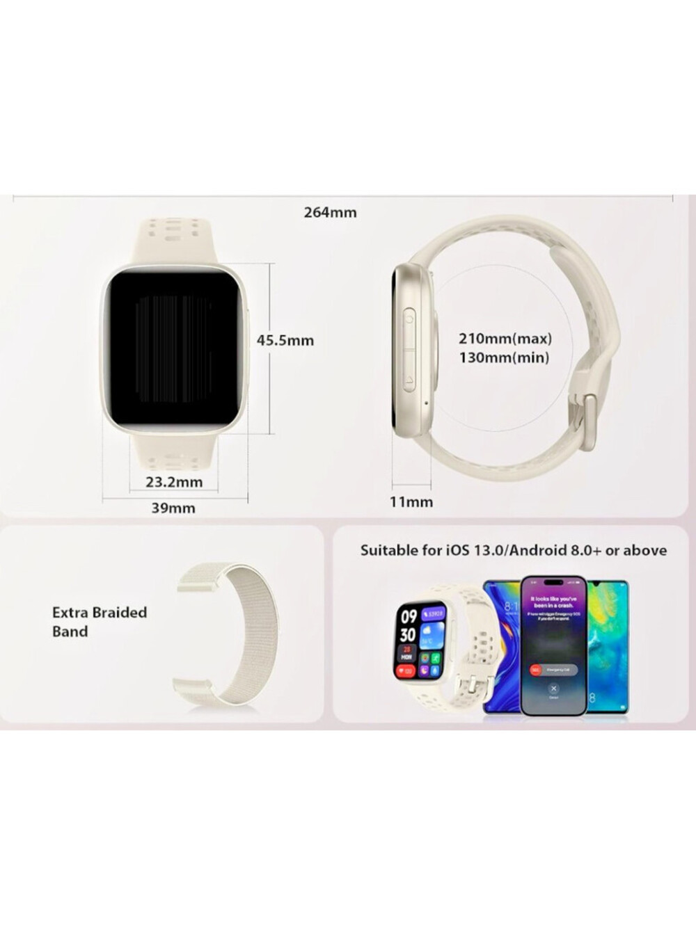 Smart Watches for Women/Men Android iPhone, [1.85" AMOLED Screen] Smartwatch...